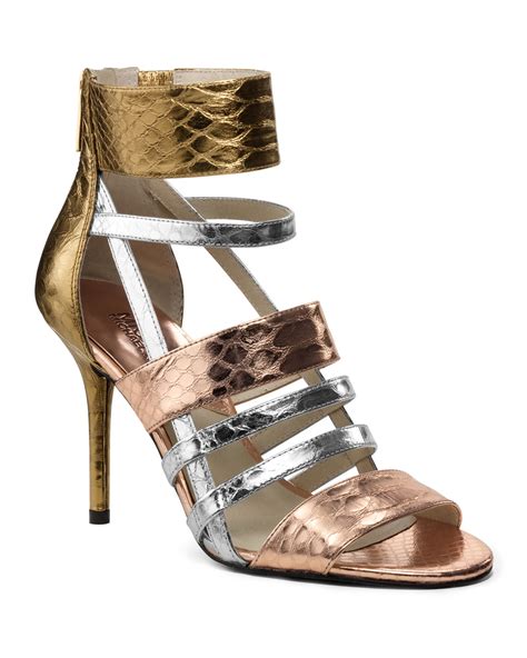 michael kors sandals rose gold|Michael Kors rose gold sneakers.